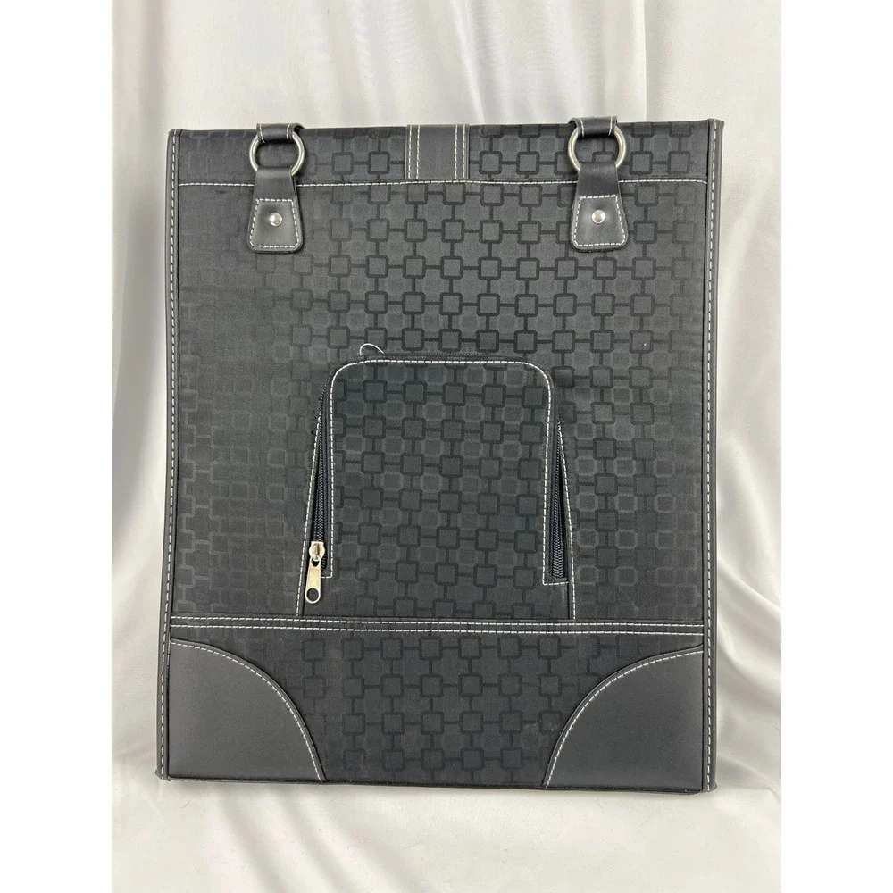 Provo Craft Scrapbook Album Handbag Styled 12x12 Raven Black 3-Ring Binder NWOT